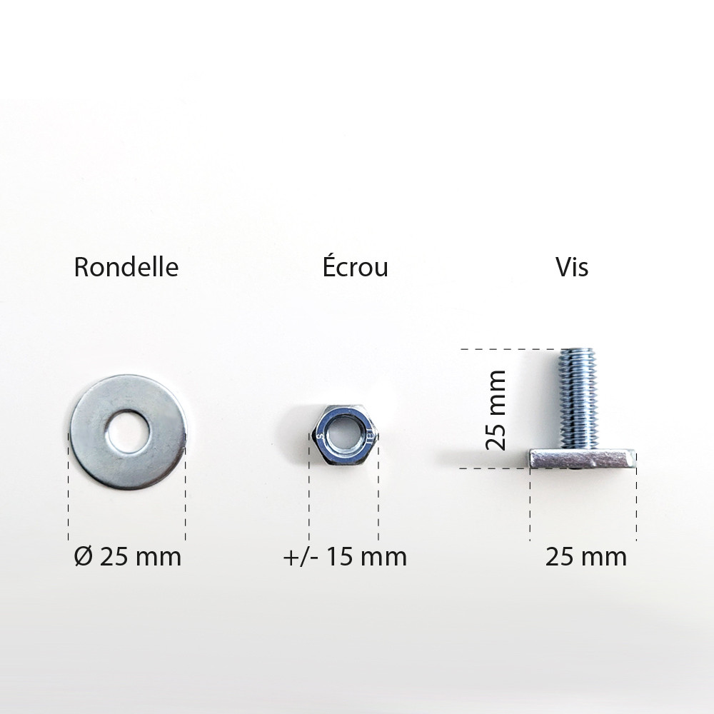 Vis Et Boulons De Fixation RIDEA R8 - Lot De 5 Pièces, Neuf Sous Blister, Pour Montage Meuble Ou équipement