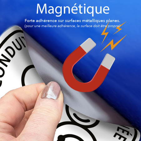 Disque Magnétique Jeune Conducteur - 2PCS, Aimant Pour Voiture, Conduite Accompagnée Ou Supervisée