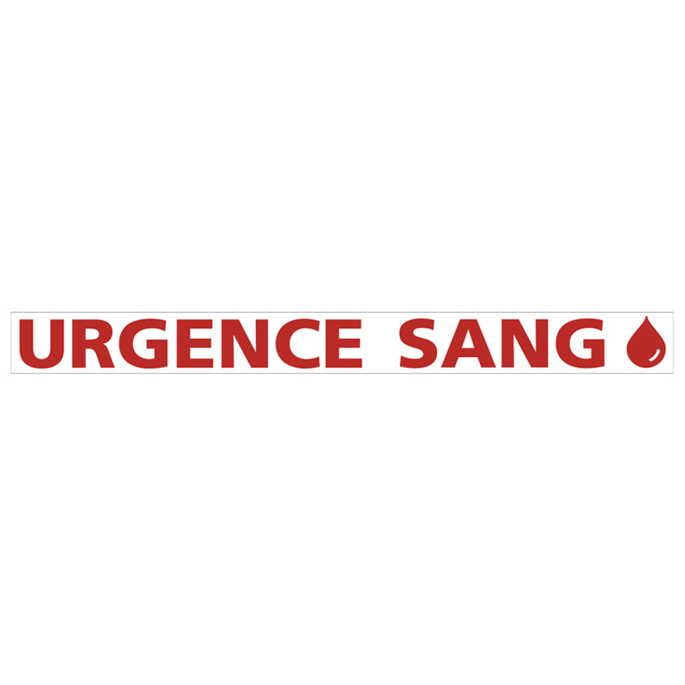 bande urgence sang