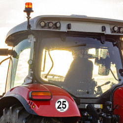 autocollant limitation de vitesse pour tracteur agricole