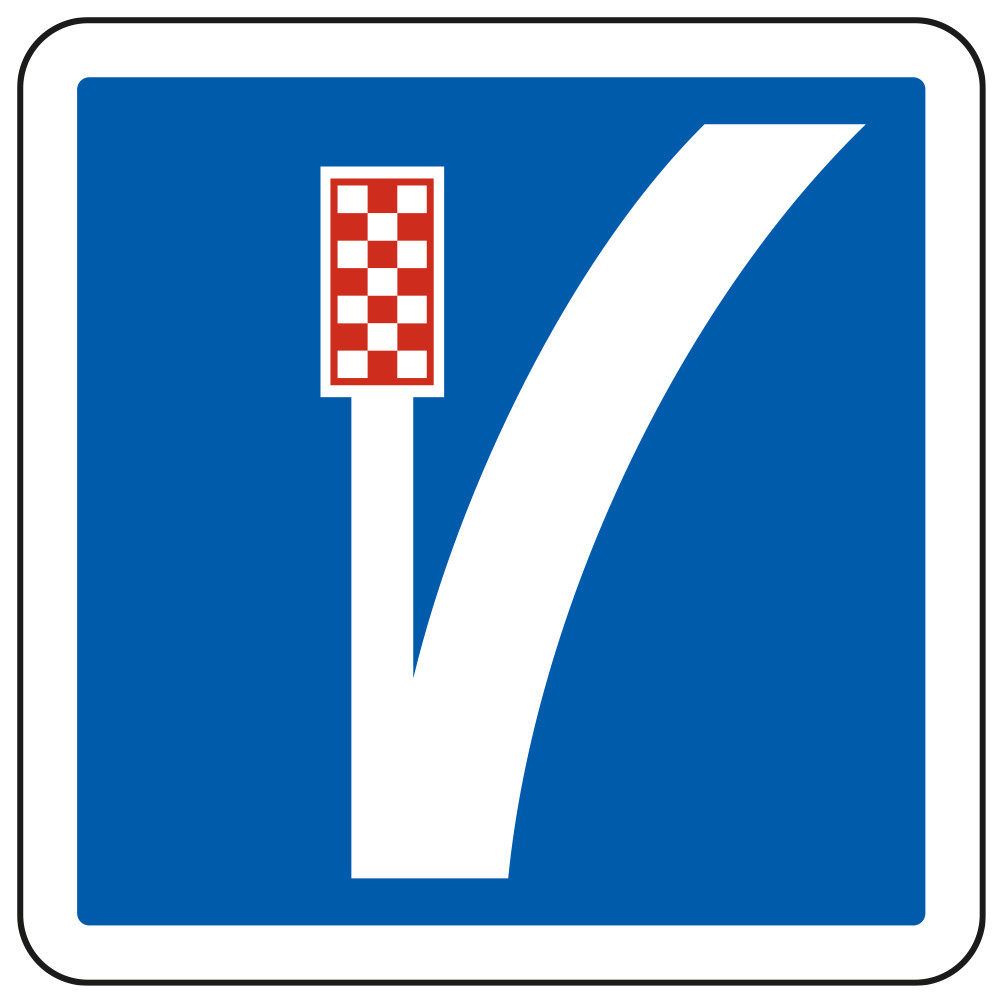 Panneau d'indication Voie de détresse à gauche C26b Signalisation Carré Fond bleu Panneau Sécurité Routière Panneau d'indication Voie de détresse à gauche C26b Signalisation Carré Fond bleu Panneau Sécurité Routière
