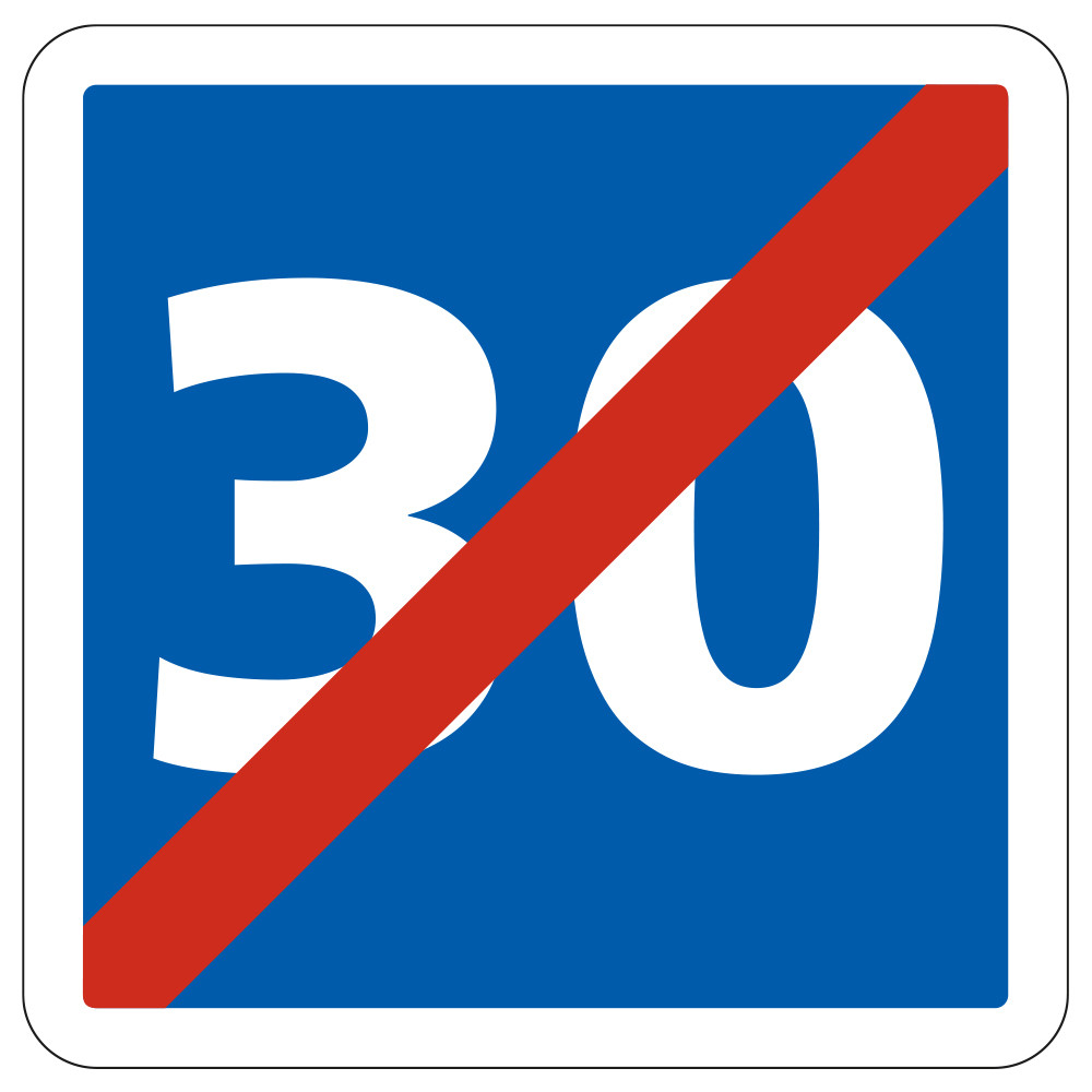 Panneau de fin d'indication fin de vitesse conseillée personnalisable C4b Signalisation Carré Fond bleu Panneau Sécurité Panneau de fin d'indication fin de vitesse conseillée personnalisable C4b Signalisation Carré Fond bleu Panneau Sécurité