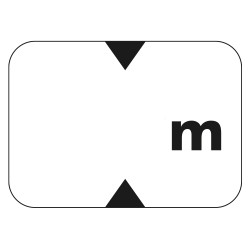 Panonceau Routier de type M4 catégorie véhicules hauteur personnalisable en Galva M4v Ecolign