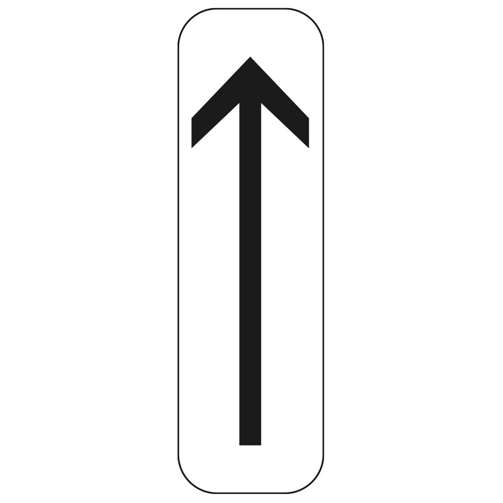 Panonceau Routier de type M8 flèche vers le haut M8a complément panneau stationnement et arrêt interdit en Galva Panonceau Routier de type M8 flèche vers le haut M8a complément panneau stationnement et arrêt interdit en Galva