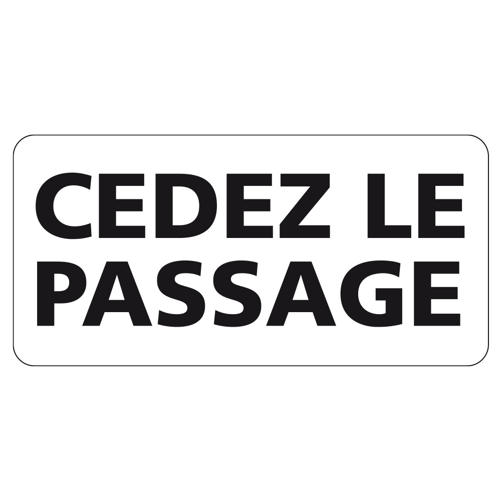 Panonceau Routier de type M9 Cédez le passage M9c complément panneau routier Cédez le passage AB3a en Galva Panonceau Routier de type M9 Cédez le passage M9c complément panneau routier Cédez le passage AB3a en Galva