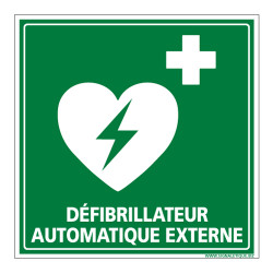 PANNEAU DEFIBRILLATEUR AUTOMATIQUE EXTERNE (B0330)