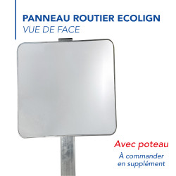 Panneau d'indication des services Point de départ d'un itinéraire pédestre CE6a Signalisation Carré