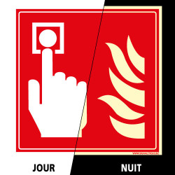 PANNEAU INDICATEUR INCENDIE PHOTOLUMINESCENT (A0023-PHO)