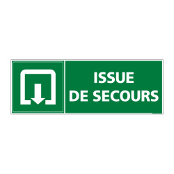 Panneauevacuation/secours Issue de secours (B0342)