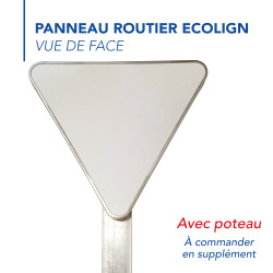 Panneau Danger Cédez le passage à l'intersection AB3a Signalisation Triangulaire Panneau Sécurité Routière