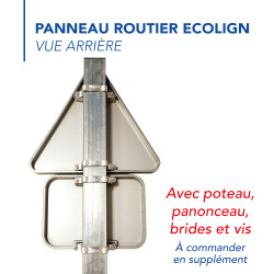Panneau Danger Traversée de voie de véhicules des services réguliers de transport A9a Sécurité routière et panonceau