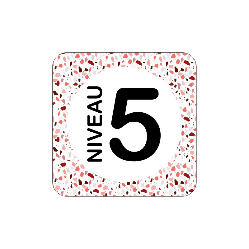PLAQUE DE PORTE DESIGN SPHERE NIVEAU 5 - 125X125 mm PLAQUE DE PORTE DESIGN SPHERE NIVEAU 5 - 125X125 mm