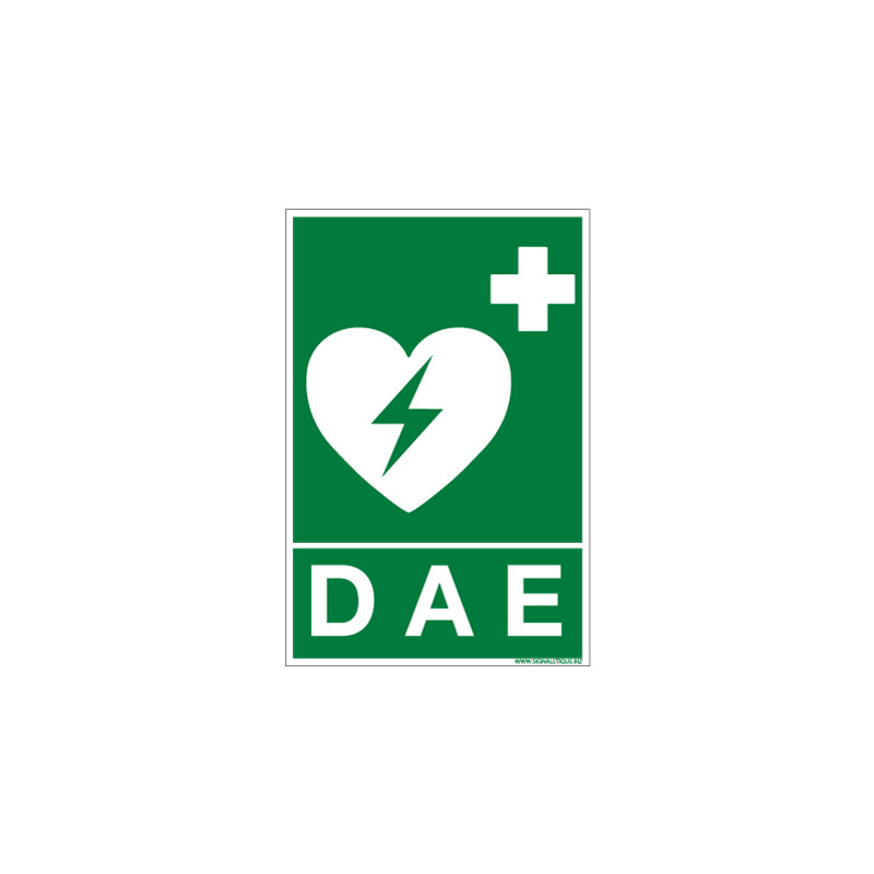 PANNEAU DEFIBRILLATEUR AUTOMATIQUE EXTERNE (B0352)