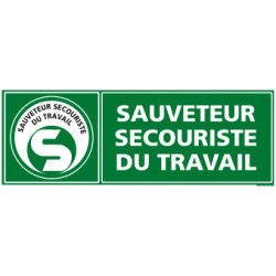 Panneau SAUVETEUR SECOURISTE DU TRAVAIL (SST) (B0359)