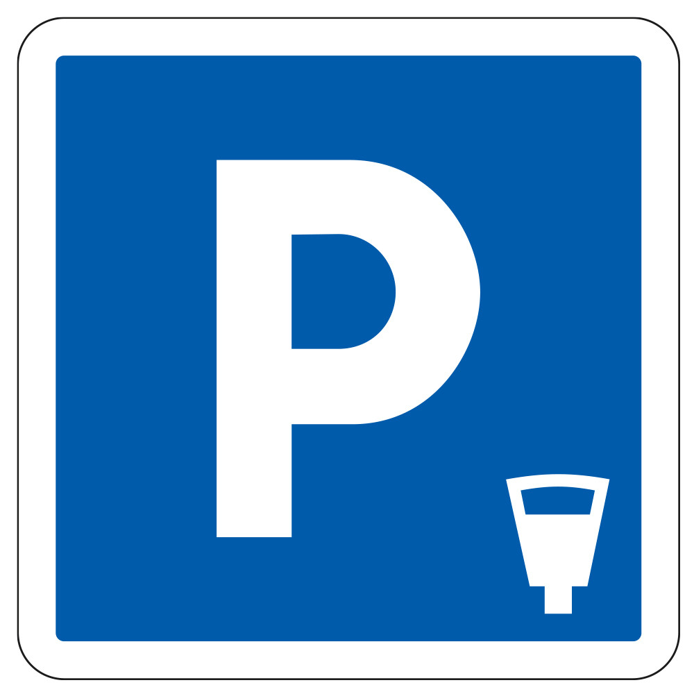 Panneau d'indication Lieu aménagé pour le stationnement payant C1c Signalisation Carré Fond bleu Panneau Sécurité Routière Panneau d'indication Lieu aménagé pour le stationnement payant C1c Signalisation Carré Fond bleu Panneau Sécurité Routière