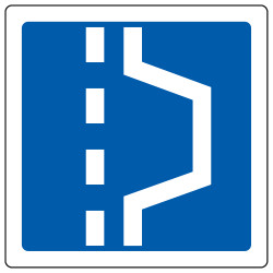 Panneau d'indication Emplacement d'arrêt d'urgence C8 Signalisation Carré Fond bleu Panneau Sécurité Routière