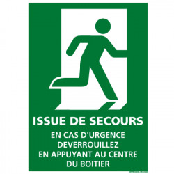 PANNEAU PICTOGRAMME EVACUATION/SECOURS(B0376)