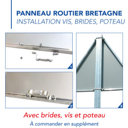 panneau routier police danger bretagne