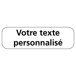 Panonceau Routier de type M9z Ecolign en Galva avec texte personnalisé