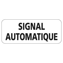 Panonceau Routier de type M9z Ecolign en Galva texte Signal automatique