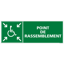 PANNEAU POINT DE RASSEMBLEMENT (B0398)