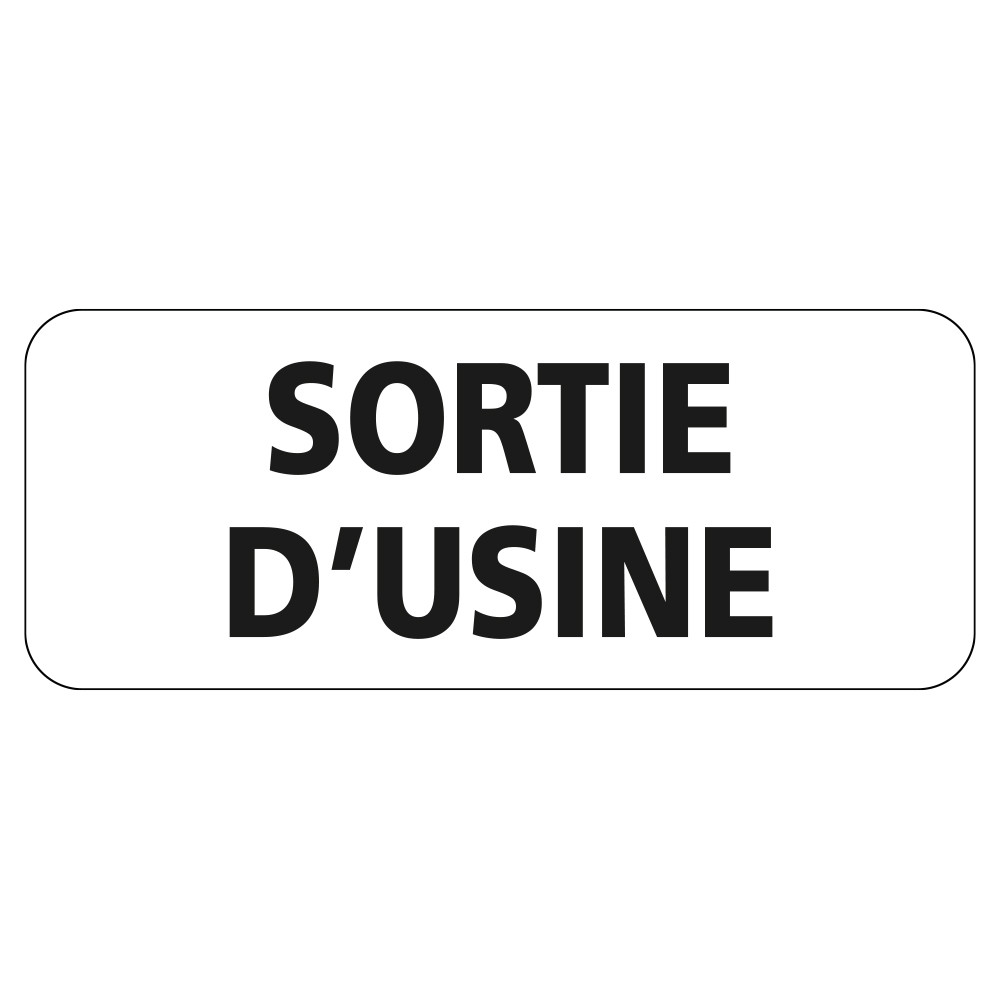 Panonceau Routier de type M9z Ecolign en Galva texte Sortie d'usine Panonceau Routier de type M9z Ecolign en Galva texte Sortie d'usine