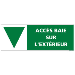 SIGNALISATION ACCES BAIE SUR EXTERIEUR (B0399)