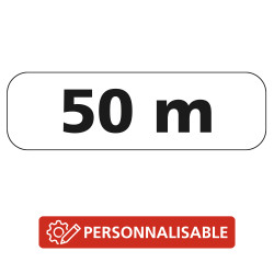 Panonceau Routier Galva Ecolign Type M1 - Avec Distance personnalisable