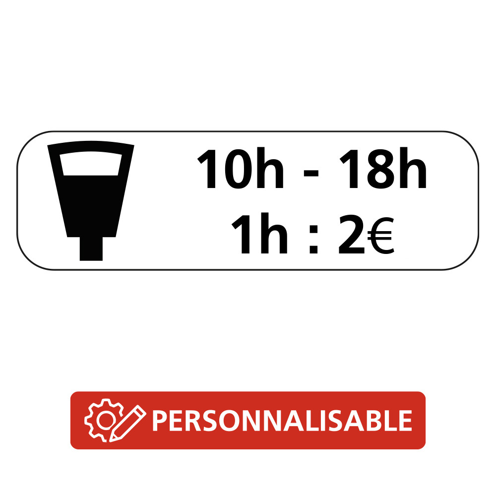 Panonceau Routier de type M6 stationnement payant personnalisable M6d2 Panonceau Routier de type M6 stationnement payant personnalisable M6d2