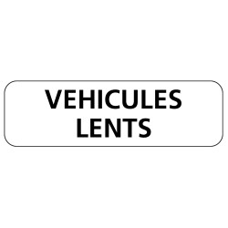 Panonceau Routier de type M4 catégorie spécifique texte personnalisé M4e ex.1