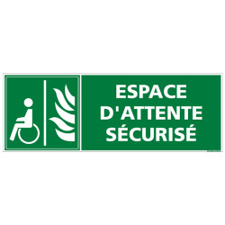 PANNEAU ESPACE ATTENTE SECURISE (B0401)