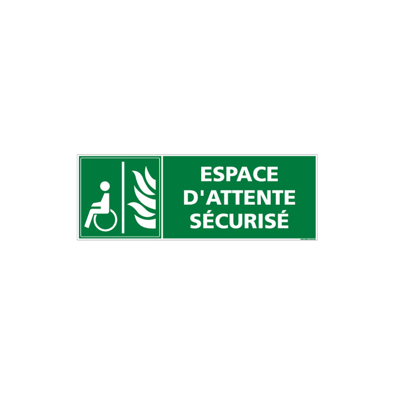 PANNEAU ESPACE ATTENTE SECURISE (B0401)