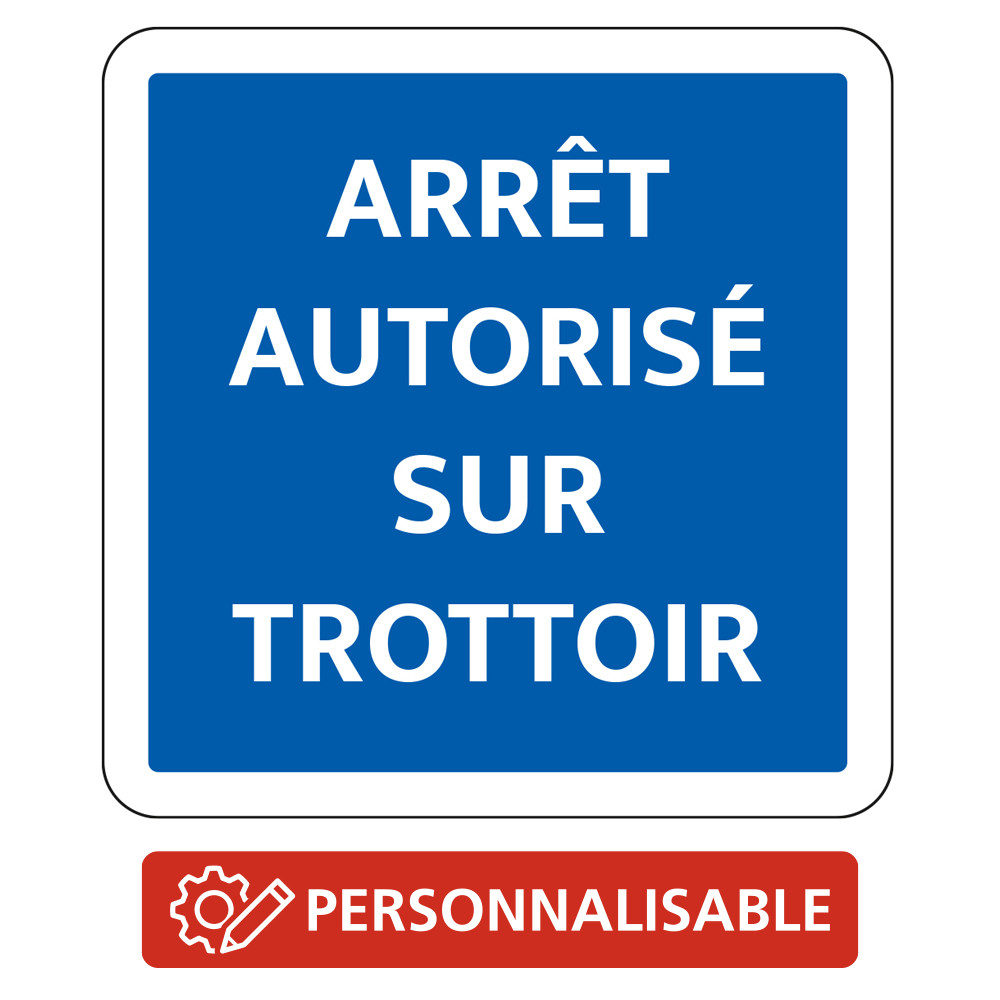 Panneau d'indication diverse texte personnalisable C50 Signalisation Sécurité Routière
