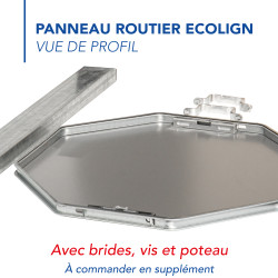 Panneau police routier stop fixation