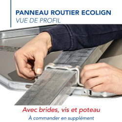 Panneau routier stop ecolign