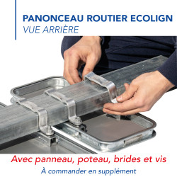 Panonceau routier ecolign fixation