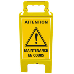 Chevalet de signalisation attention maintenance en cours