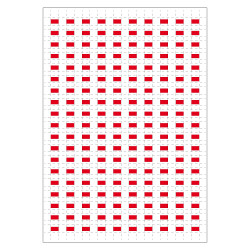 Planche A4 de 190 pictos en 10 x 10 mm Tableau systeme pour plan d'evacuation