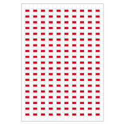 Planche A4 de 190 pictos en 10 x 10 mm Tableau systeme pour plan d'evacuation