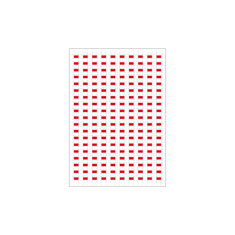 Planche A4 de 190 pictos en 10 x 10 mm Tableau systeme pour plan d'evacuation