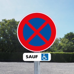 Mise en ambiance parking handicapé