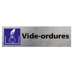 PLAQUE DE PORTE VIDE-ORDURES (Q0392)