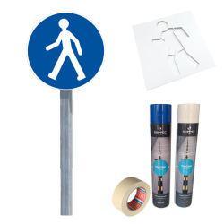 Kit Panneau Pochoir Piétons