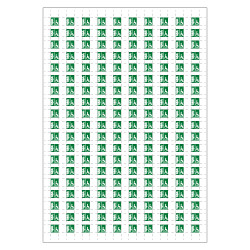 Planche A4 de 190 pictos en 10 x 10 mm Evacuation handicapes pour plan d'evacuation