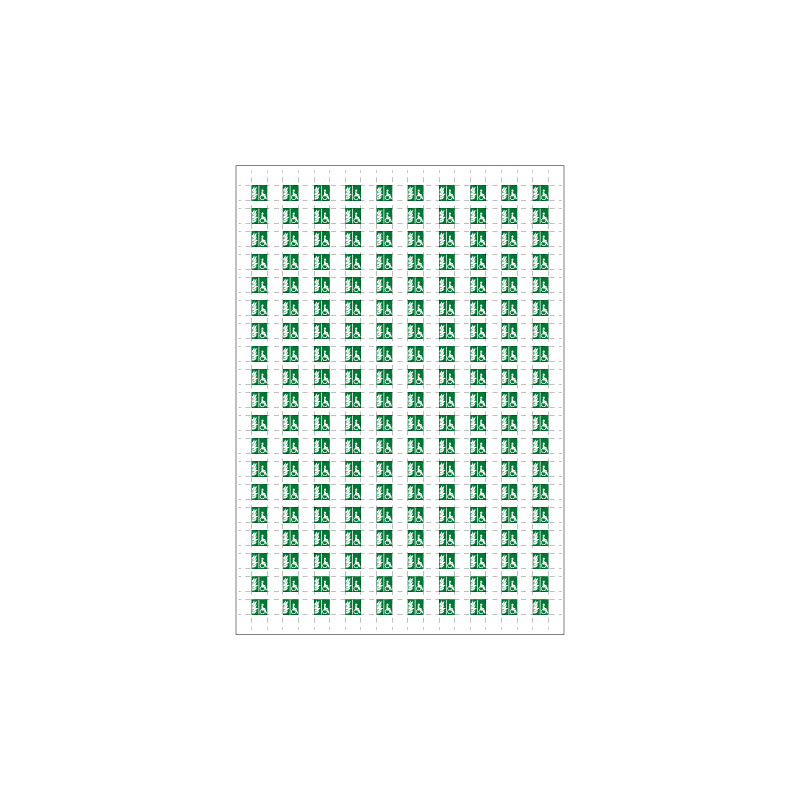 Planche A4 de 190 pictos en 10 x 10 mm Evacuation handicapes pour plan d'evacuation