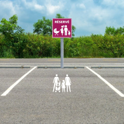 Mise en ambiance kit panneau pochoir place famille
