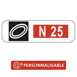 Panonceau Routier de type M10 identification dérogation périphérique et route nationale personnalisable M10c2 complément panneau