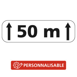 Panonceau Routier Galva Ecolign Type M2 - Avec Étendue personnalisable