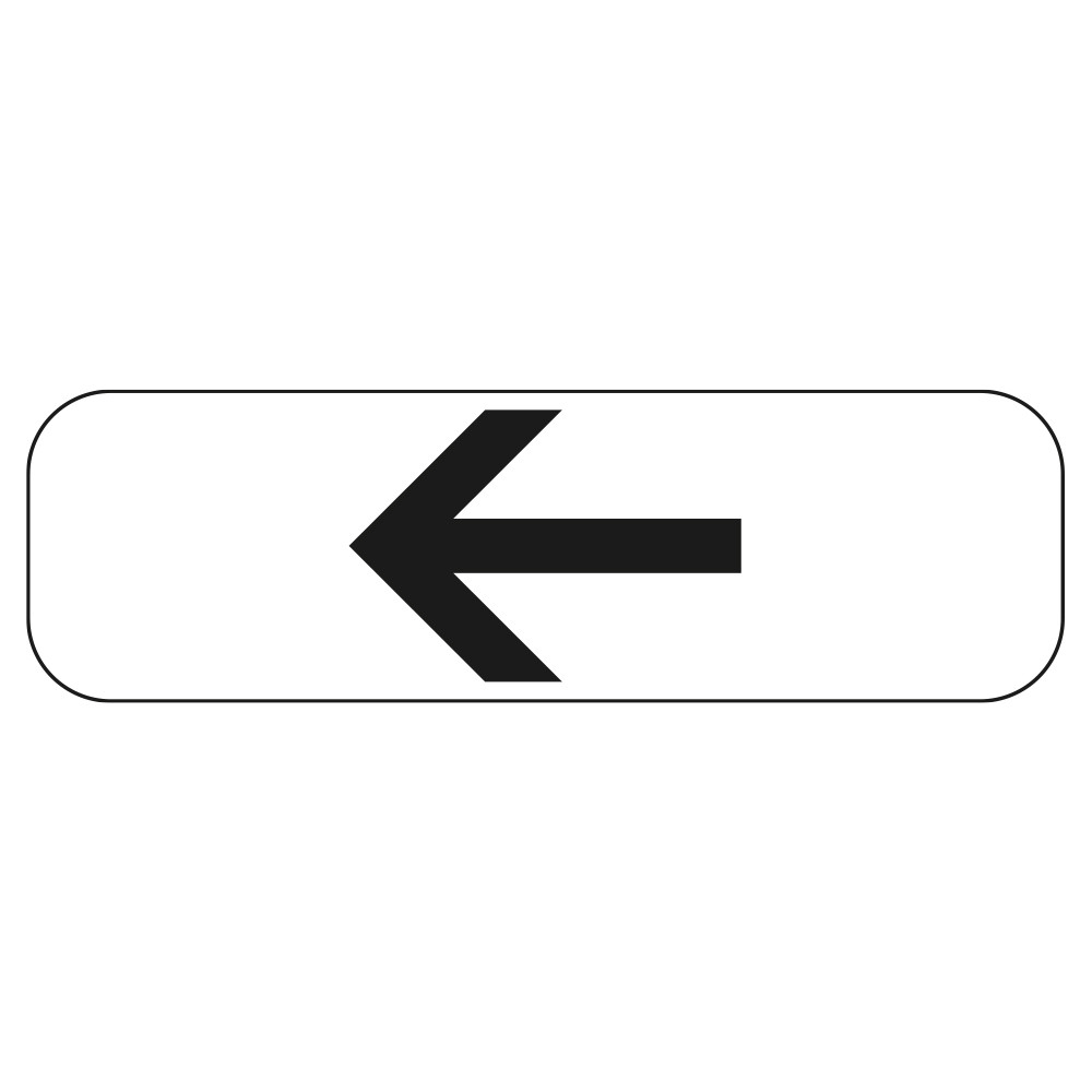 Panonceau Routier Directionnel M3 en Galva - Flèche vers la gauche M3b2 Panonceau Routier Directionnel M3 en Galva - Flèche vers la gauche M3b2
