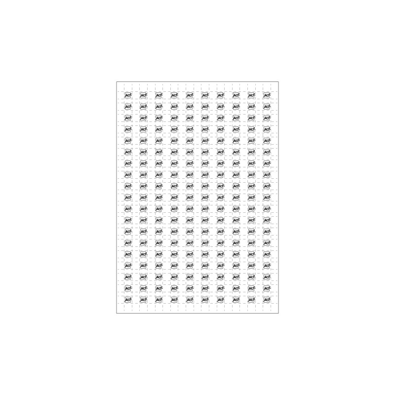 Planche A4 de 190 pictos en 10 x 10 mm arrêt d'urgenceelectricite pour plan d'evacuation